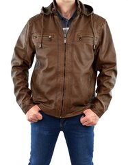 Куртка для мужчин Skorp 409, коричневая цена и информация | Мужские куртки | pigu.lt
