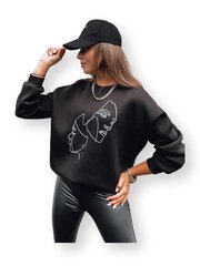 Džemperis moterims Face, juodas kaina ir informacija | Džemperiai moterims | pigu.lt