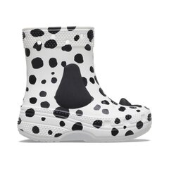 Crocs™ guminiai batai vaikams Classic I AM Dalmatian 277701, balti цена и информация | Резиновые сапоги детские | pigu.lt