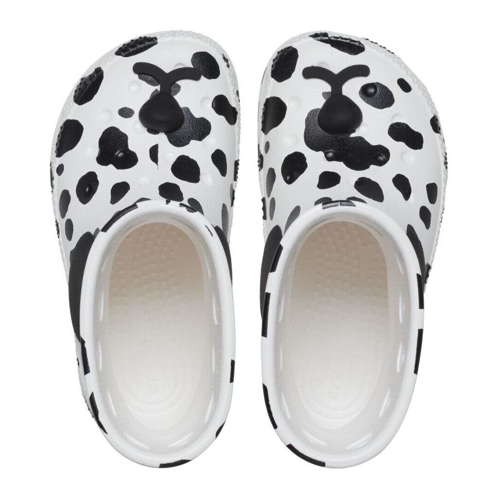 Crocs™ guminiai batai vaikams Classic I AM Dalmatian 277701, balti цена и информация | Guminiai batai vaikams | pigu.lt