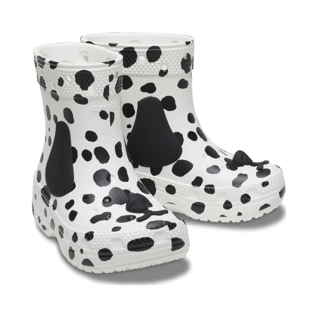 Crocs™ guminiai batai vaikams Classic I AM Dalmatian 277701, balti цена и информация | Guminiai batai vaikams | pigu.lt