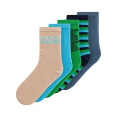 Name It 5-PACK SOCK 13218880 283502 цена и информация | Носки, колготки для мальчиков | pigu.lt