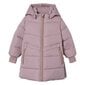 Striukė mergaitėms Name It Long Puffer Jacket 284419, rožinė kaina ir informacija | Striukės, paltai mergaitėms | pigu.lt