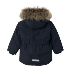 Striukė mergaitėms Name It Parka Jacket 284402, juoda цена и информация | Куртки, пальто для девочек | pigu.lt