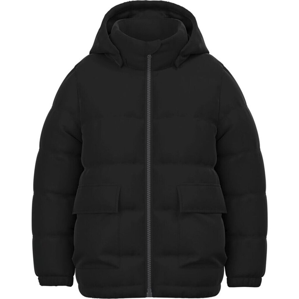 Striukė berniukams Name It Puffer Jacket 13219023 304411, juoda kaina ir informacija | Striukės berniukams | pigu.lt