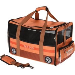 Сумка для транспортировки Koopman Автобус, 52x30x32,5 см, оранжевая цена и информация | Переноски, сумки | pigu.lt