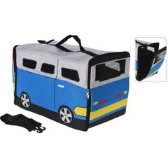 Transportavimo krepšys Koopman Autobusas, 52x30x32,5 cm, mėlynas kaina ir informacija | Transportavimo narvai, krepšiai | pigu.lt