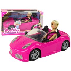 Lėlė su automobiliu LeanToys kaina ir informacija | Žaislai mergaitėms | pigu.lt