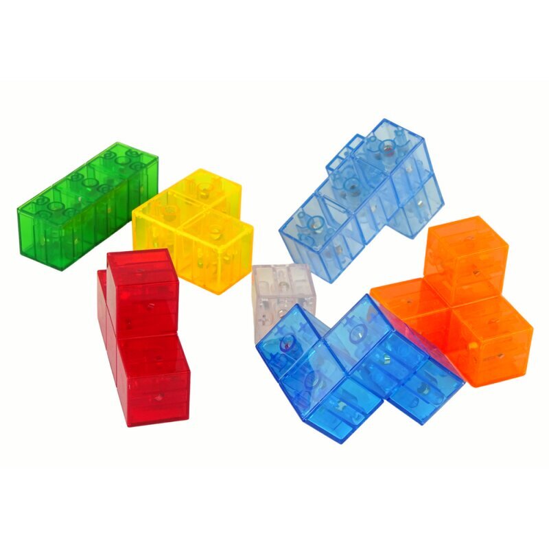Vaikiškas magnetinių kaladėlių rinkinys kubas Lean toys, 7 vnt. цена и информация | Konstruktoriai ir kaladėlės | pigu.lt