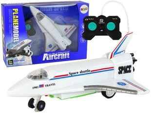 Nuotoliniu būdu valdomas reaktyvinis lėktuvas LeanToys, baltas kaina ir informacija | Žaislai berniukams | pigu.lt