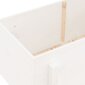 Medinis lovelis, 101x50x57cm, baltas kaina ir informacija | Loveliai | pigu.lt