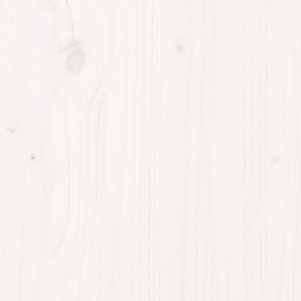 Medinis lovelis, 101x50x57cm, baltas kaina ir informacija | Loveliai | pigu.lt