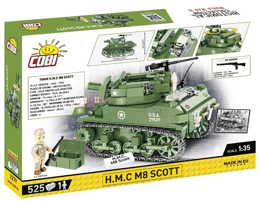 Konstruktorius Cobi H.M.C M8 Scott, 525 dal. kaina ir informacija | Konstruktoriai ir kaladėlės | pigu.lt