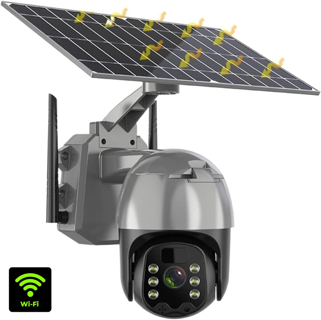 Wifi vaizdo stebėjimo kamera su saulės baterija Goapa kaina ir informacija | Stebėjimo kameros | pigu.lt