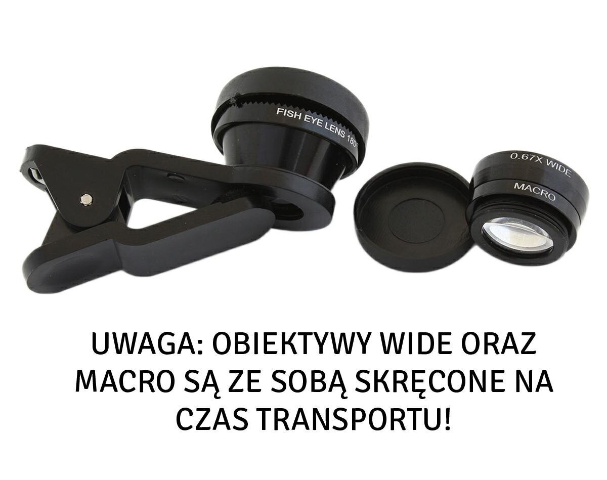 Phone Camera Lenses 3in1 1884191116416 kaina ir informacija | Priedai telefonams | pigu.lt