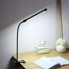 Настольная светодиодная лампа с зажимом цена и информация | Настольные светильники | pigu.lt