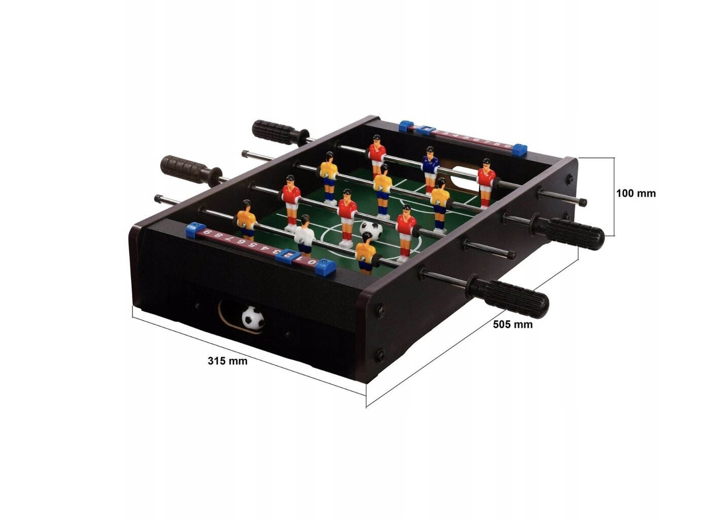 Stalo futbolas GamesPlanet, 50,5x31,5x10 cm цена и информация | Stalo futbolas | pigu.lt