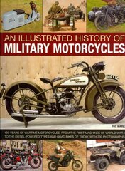 Illustrated History of Military Motorcycles: 100 Years of Wartime Motorcycles, from the First Machines of World War I to the Diesel-powered Types and Quad Bikes of Today, with 230 Photographs kaina ir informacija | Socialinių mokslų knygos | pigu.lt