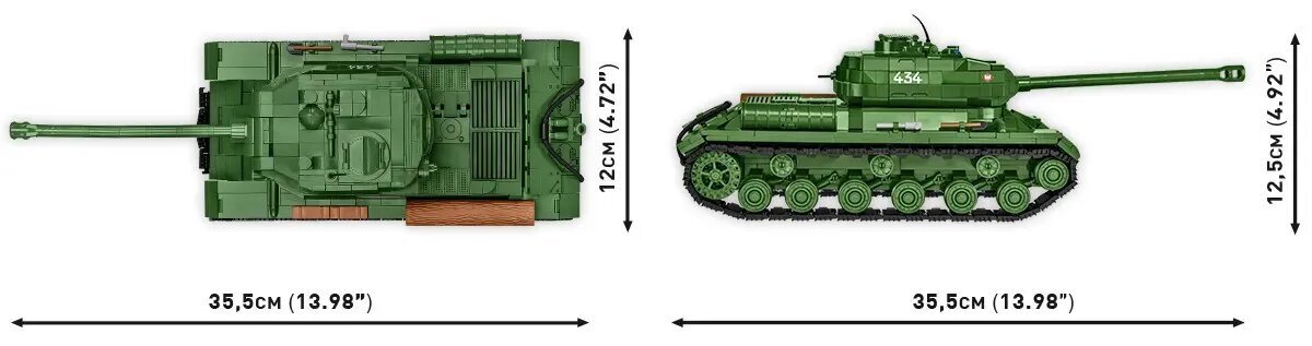 Kontruktorius Cobi Klocki IS-2, 1051 d. kaina ir informacija | Žaislai berniukams | pigu.lt