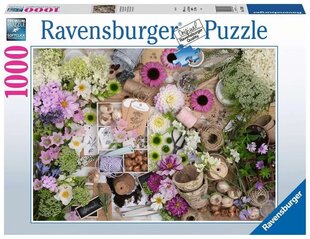 Dėlionė Ravensburger Gėlės, 1000 d. kaina ir informacija | Dėlionės (puzzle) | pigu.lt
