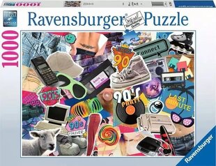 Dėlionė Ravensburger 90s, 1000 d. kaina ir informacija | Dėlionės (puzzle) | pigu.lt