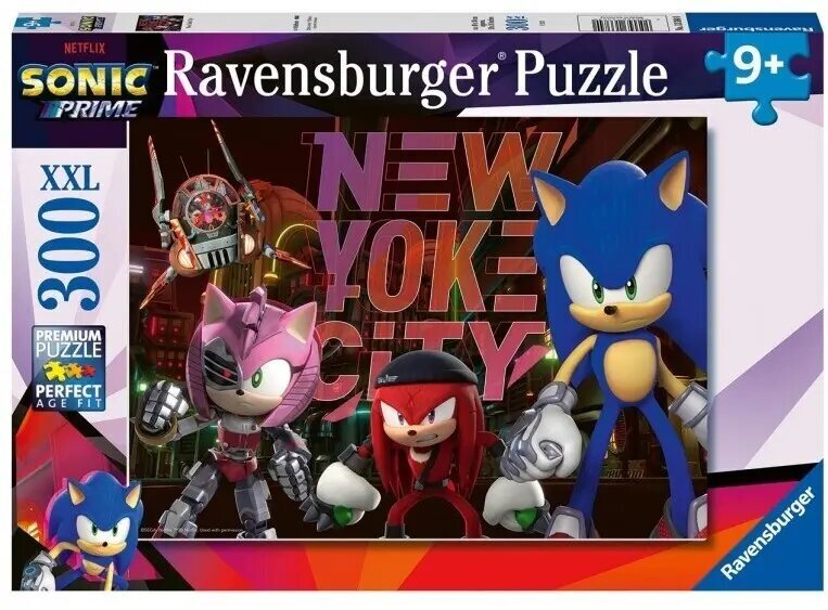 Dėlionė Ravensburger Sonic, 300 d. kaina ir informacija | Dėlionės (puzzle) | pigu.lt