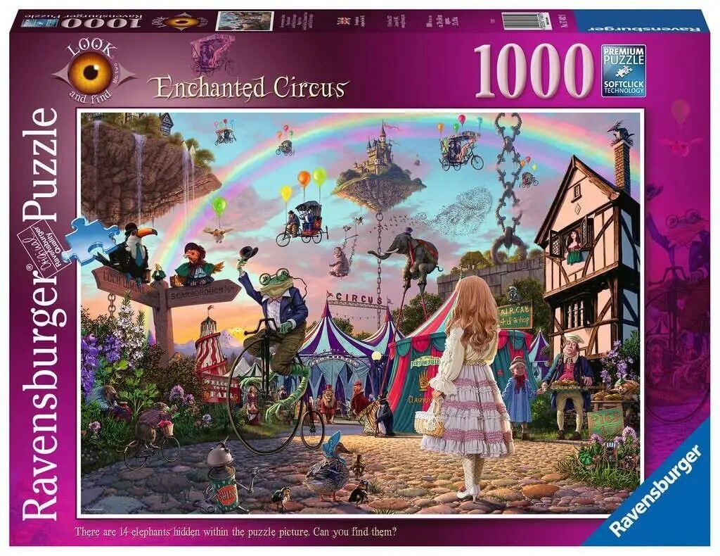 Dėlionė Ravensburger Cirkas, 1000 d. цена и информация | Dėlionės (puzzle) | pigu.lt