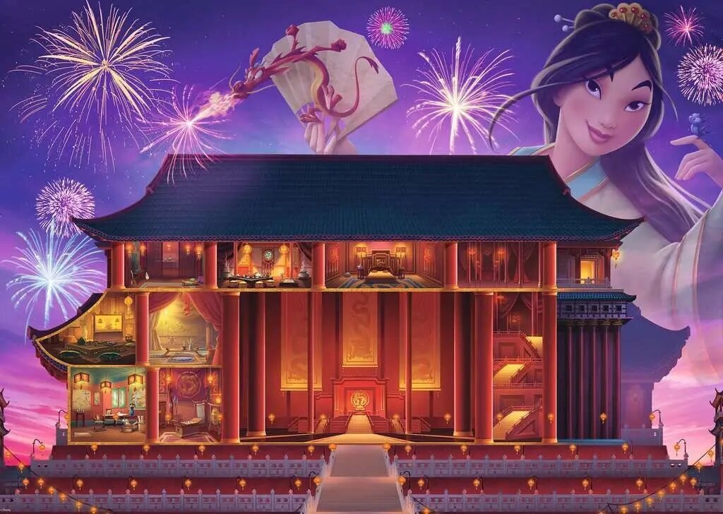 Dėlionė Ravensburger Disney Mulan, 1000 d. kaina ir informacija | Dėlionės (puzzle) | pigu.lt