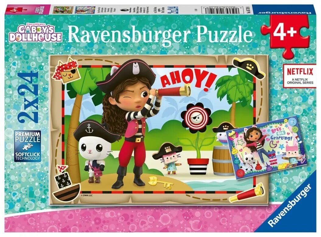 Dėlionė Ravensburger Kačių Kotedžas Gabi, 48 d. kaina ir informacija | Dėlionės (puzzle) | pigu.lt