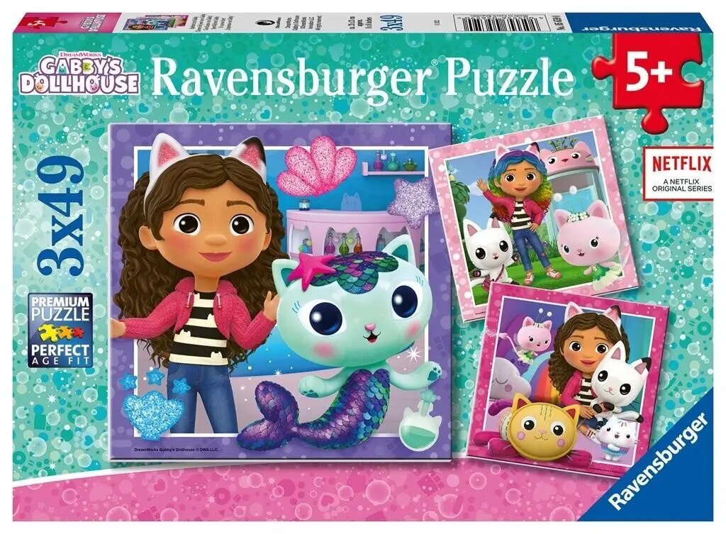 Dėlionė Ravensburger Kačių Kotedžas Gabi, 147 d. kaina ir informacija | Dėlionės (puzzle) | pigu.lt