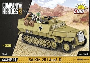 Конструктор Cobi tankas Sd.Kfz. 251 Ausf.D цена и информация | Конструкторы и кубики | pigu.lt