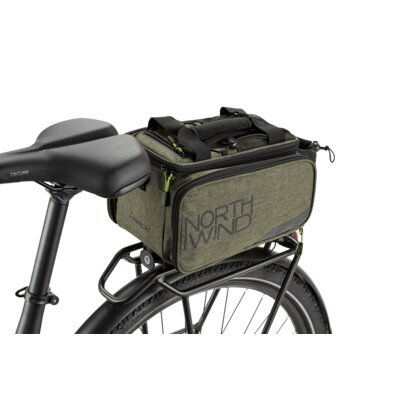 Krepšys ant bagažinės Northwind Touring, žalias цена и информация | Kiti dviračių priedai ir aksesuarai | pigu.lt