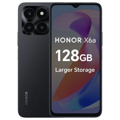 Honor X6A 4/128GB Midnight Black 5109ATMA цена и информация | Мобильные телефоны | pigu.lt