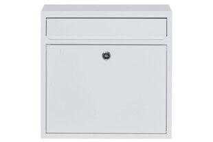 Почтовый ящик Tarmo, 32 х 11 х 31 см, белый цвет цена и информация | Почтовые ящики, номера для дома | pigu.lt