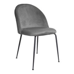 2-jų kėdžių komplektas Geneve, pilkas kaina ir informacija | Virtuvės ir valgomojo kėdės | pigu.lt