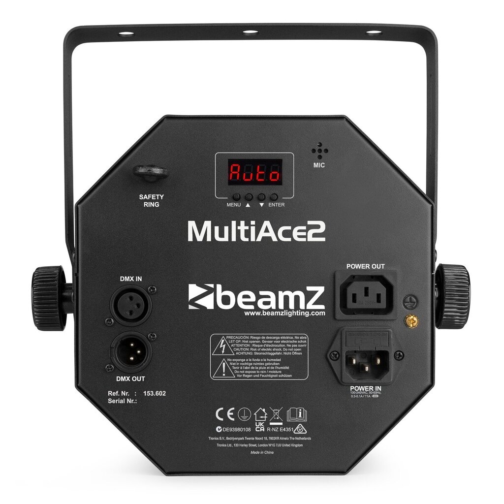 LED efektas BeamZ MultiAce2 kaina ir informacija | Dekoracijos šventėms | pigu.lt