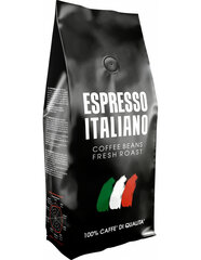 Espresso Italiano kavos pupelės Black, 1 kg kaina ir informacija | Kava, kakava | pigu.lt