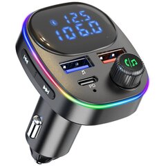 Automobilinis sąnusis įkroviklis Bluetooth FM BC82 USB kaina ir informacija | FM moduliatoriai | pigu.lt