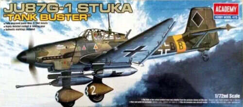 Klijuojamas modelis Academy 12450 JU-87G STUKA TANK BUSTER 1/72 kaina ir informacija | Klijuojami modeliai | pigu.lt