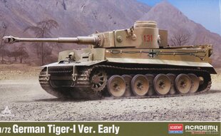 Klijuojamas modelis Academy 13422 German Tiger-I Early Version 1/72 цена и информация | Склеиваемые модели | pigu.lt