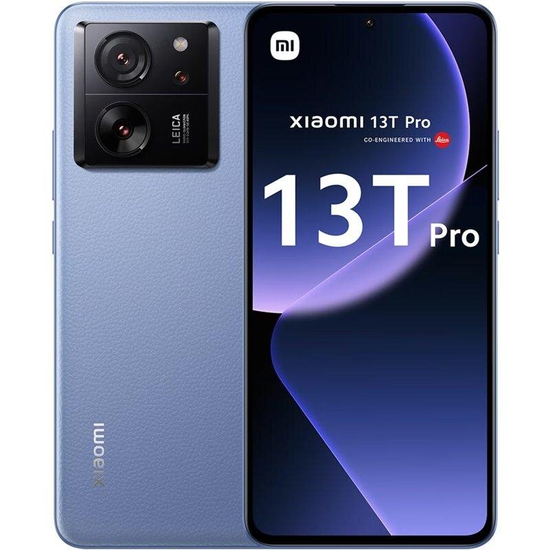 Xiaomi 13T Pro 5G 12/512GB MZB0EJQEU Alpine Blue kaina ir informacija | Mobilieji telefonai | pigu.lt