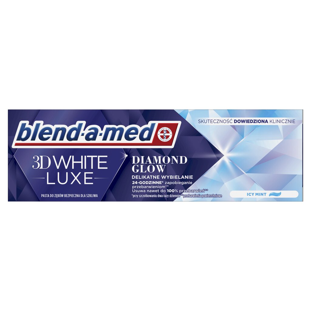 Dantų pasta Blend-a-Med 3D White Luxe Diamond Glow, 75 ml цена и информация | Dantų šepetėliai, pastos | pigu.lt