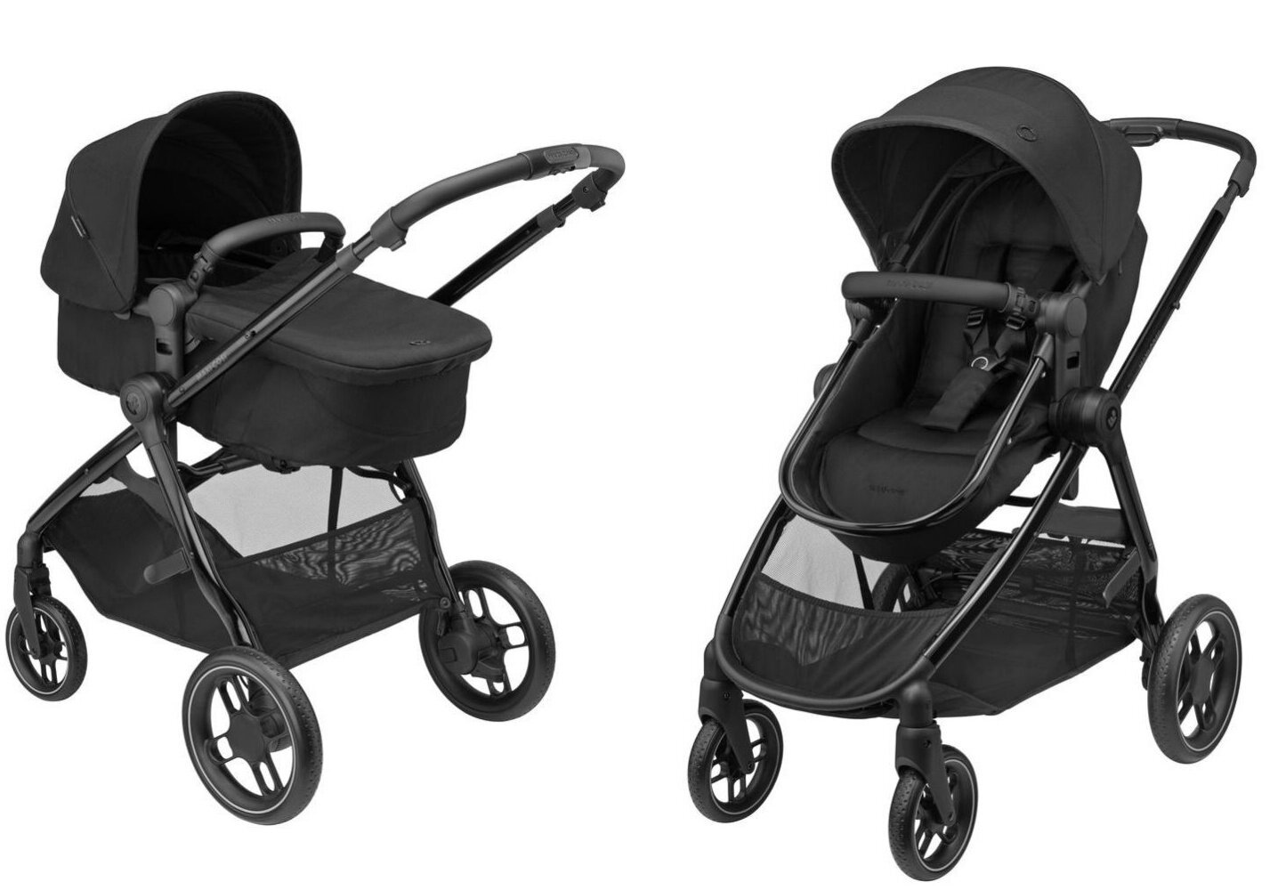 Maxi-Cosi universalus vežimėlis Zelia Luxe 2in1, Twillic Black цена и информация | Vežimėliai | pigu.lt