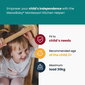 Montessori bokštelis MeowBaby, rudas kaina ir informacija | Vaikiškos kėdutės ir staliukai | pigu.lt