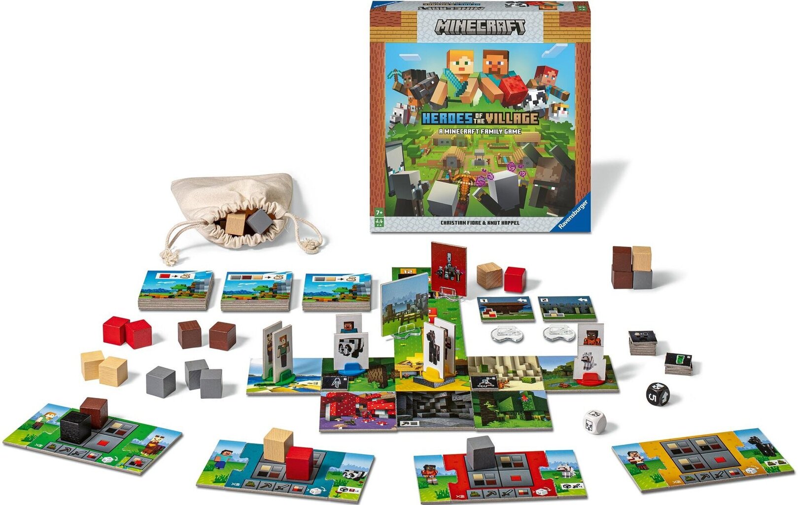 Stalo žaidimas Ravensburger 22367 Minecraft-Heroes of the Village kaina ir informacija | Stalo žaidimai, galvosūkiai | pigu.lt