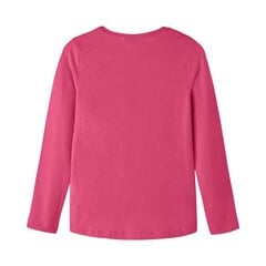 Marškinėliai mergaitėms Name It 13218899 283729, rožiniai цена и информация | Рубашки для девочек | pigu.lt