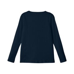 Marškinėliai mergaitėms Name It 13218897 283742, mėlyni цена и информация | Рубашки для девочек | pigu.lt