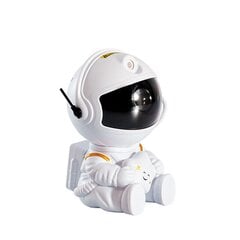 Проектор Астронавт со звездой 360° Белый цена и информация | Праздничные декорации | pigu.lt