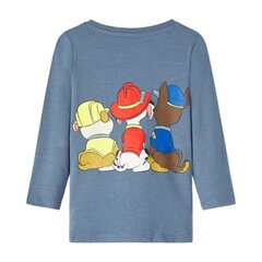 Marškinėliai mergaitėms Name It 284020, mėlyni цена и информация | Рубашки для девочек | pigu.lt