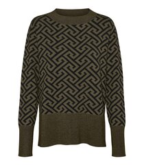 Vero Moda женский джемпер 10298787*02, оливковый/черный 5715433837721 цена и информация | Свитера женские | pigu.lt